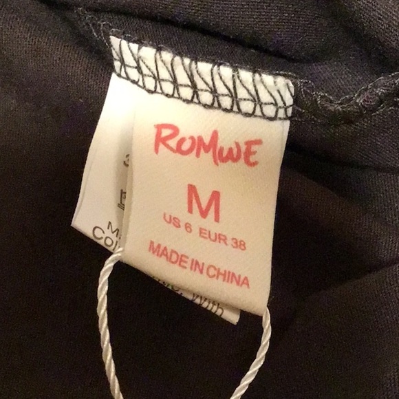 Romwe Two in One Cropped Shirt - Picture 5 of 5